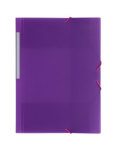 Carpeta solapas gomas colorgraf pp translucido varios colores