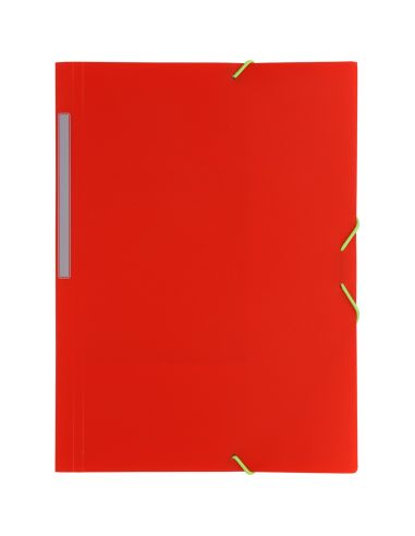 Carpeta solapas gomas colorgraf pp translucido varios colores