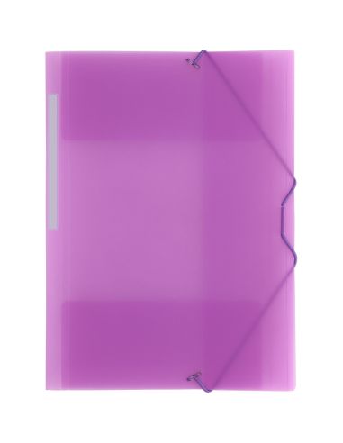 Carpeta solapas gomas colorgraf pp translucido varios colores