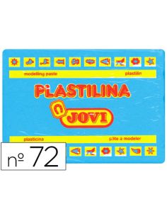 Plastilina Jovi 72 Azul Claro Unidad Tamaño Grande