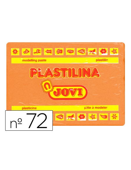 Plastilina Jovi 72 Naranja Unidad Tamaño Grande