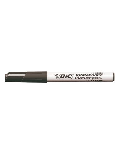 Rotulador Negro Bic Velleda Para Pizarra Punta Redonda 1,4 Mm