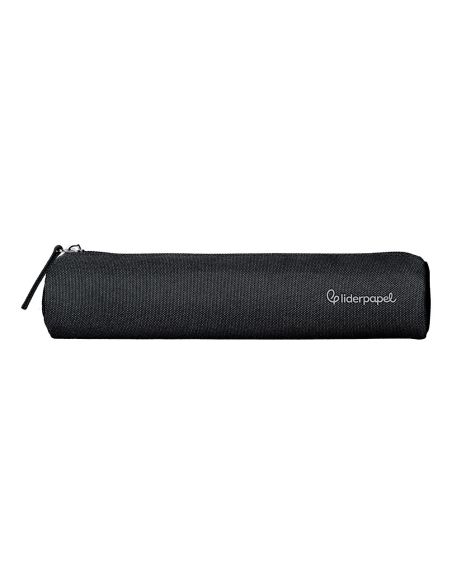 Estuche Portatodo Liderpapel Slim Cilindrico 220X45Mm Negro