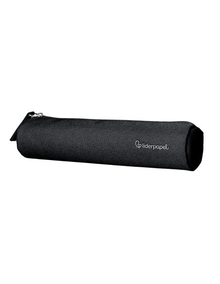Estuche Portatodo Liderpapel Slim Cilindrico 220X45Mm Negro